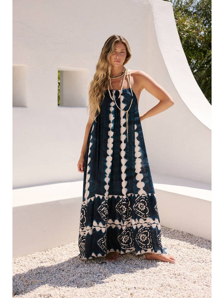 Indigo Drifters Krishna Maxi for wholesale on Faire