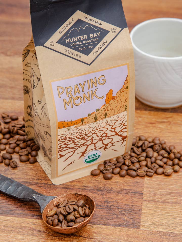 Praying Monk - Hel böna - Ekologisk för wholesale av Hunter Bay Coffee Roasters