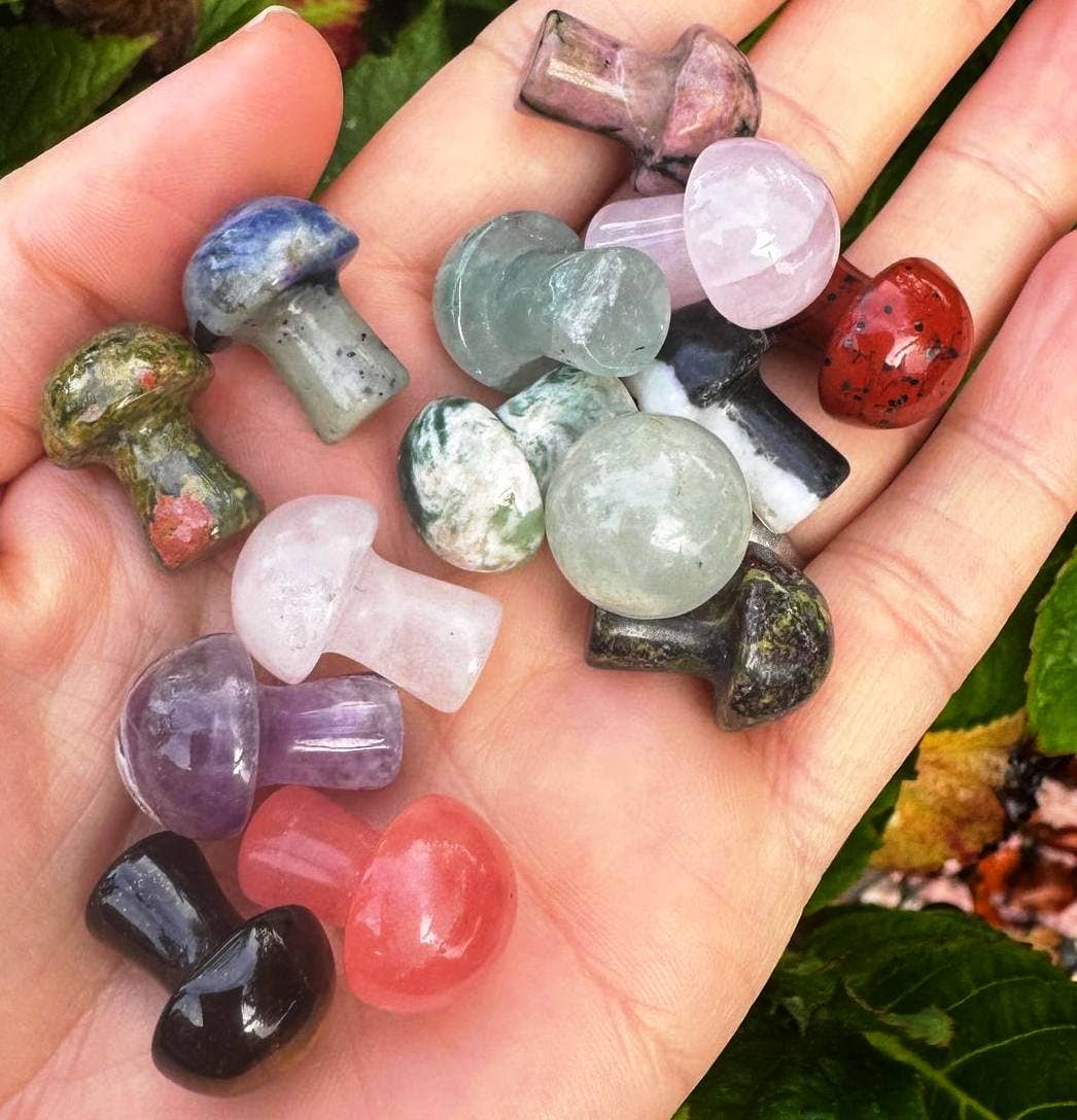 Elf Kendal Hippies - Vente Pierre et cristal de spiritualité - champignon pierre précieuse 2cm cristal de champignon prix par pierre Royaume-Uni8