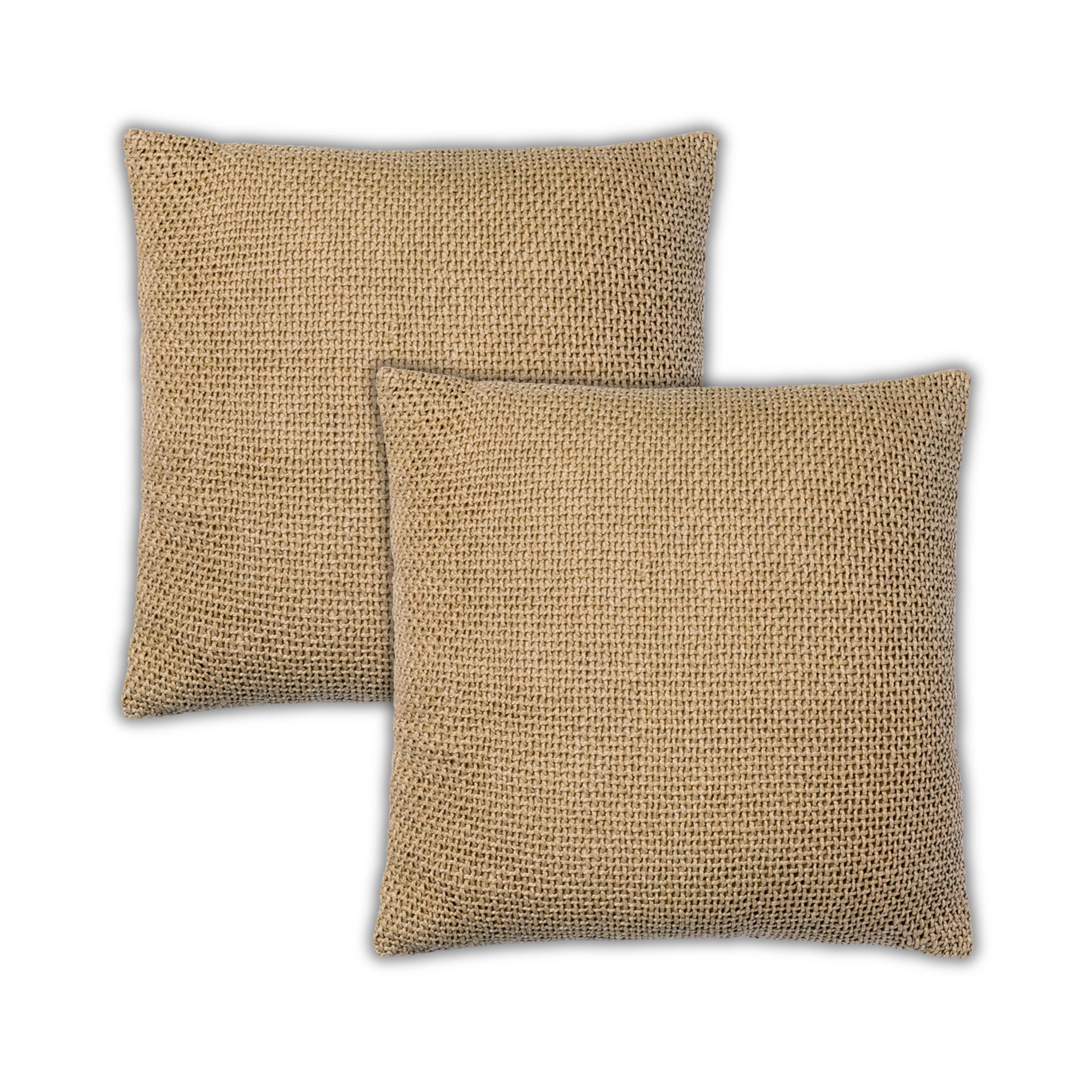 Madera Weave Pillow I 22"x 22" I Natural for wholesale on Faire4