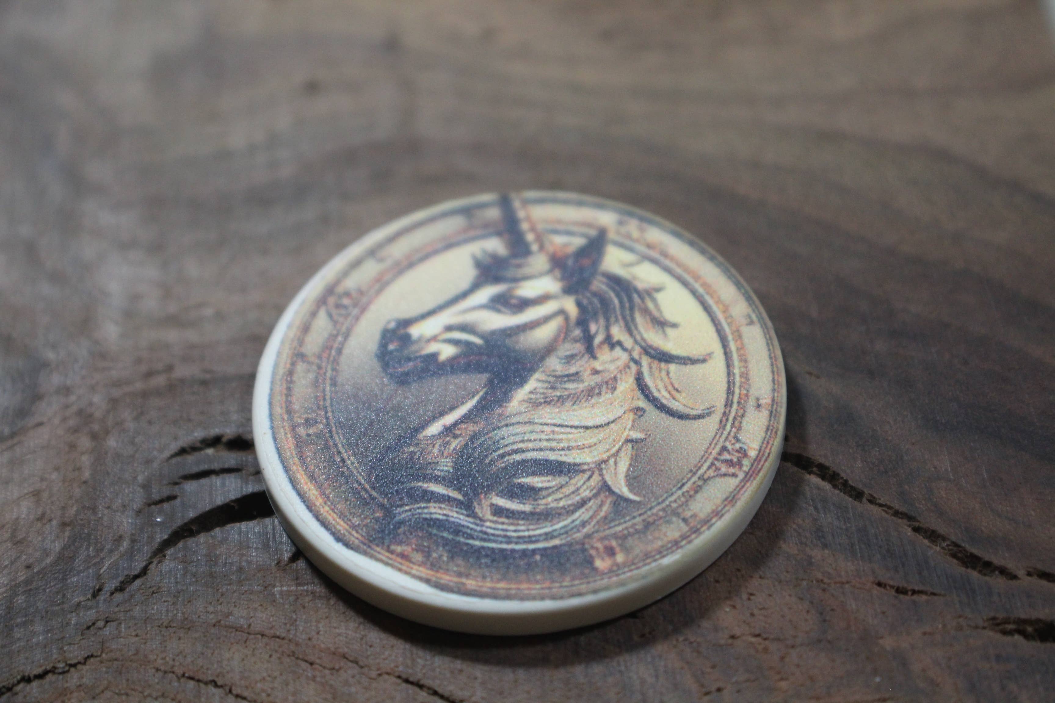 Raven Design - Vendita all'ingrosso Moneta/gettone ricordo - Moneta della Fortuna  // Moneta in Ceramica 2 pollici14