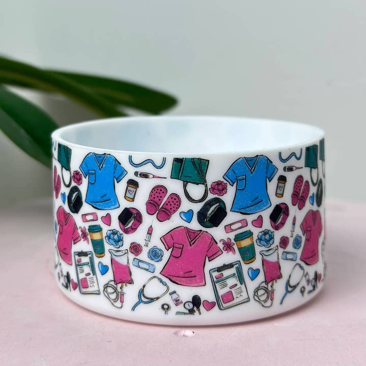 Healthcare Worker Silicone Boot Bumper Sleeve for Tumblers for wholesale by TheSaltyChic