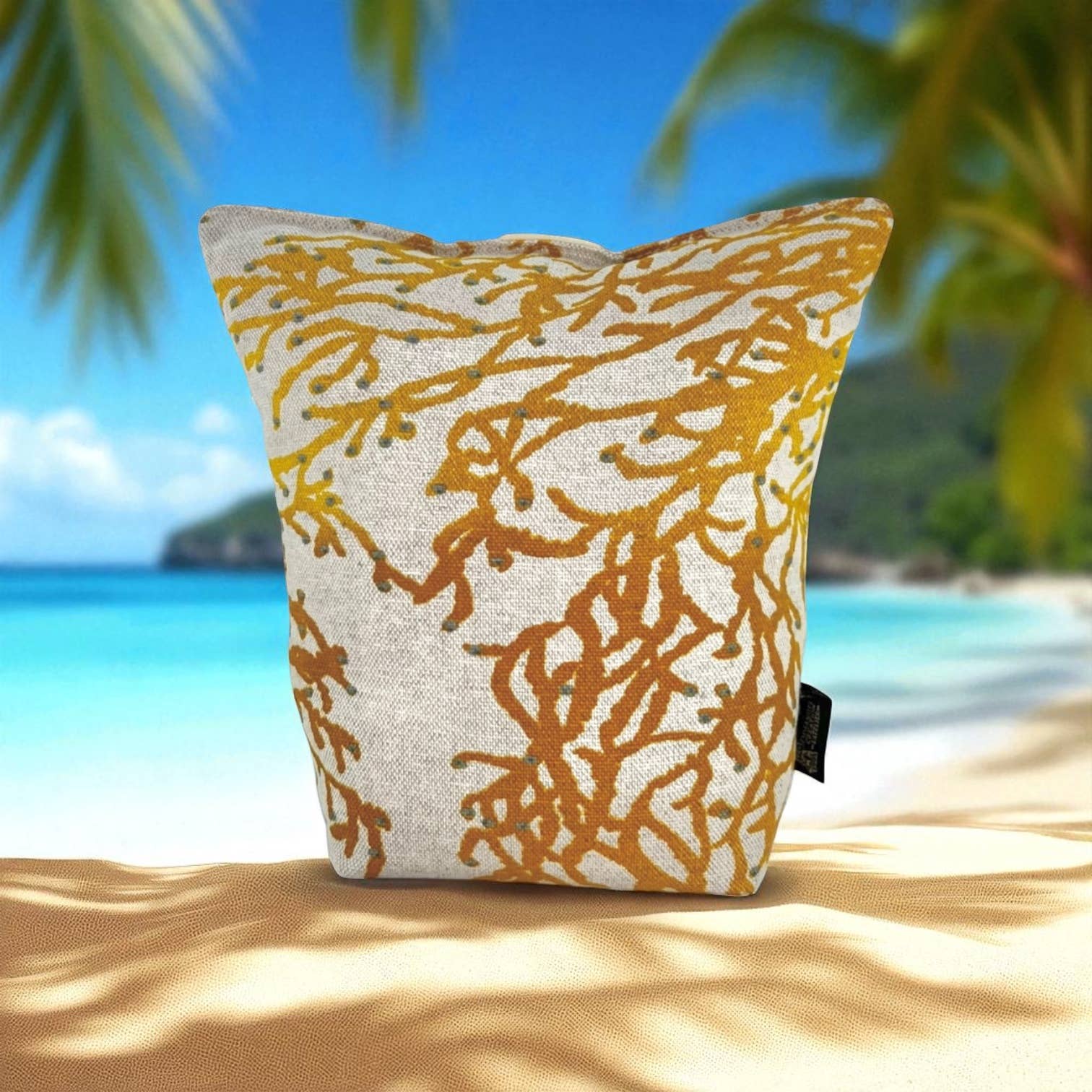 Emmanuel Création – Großhandel Türstopper – Türstopper-Tasche „Caledonia“ Senffarben2