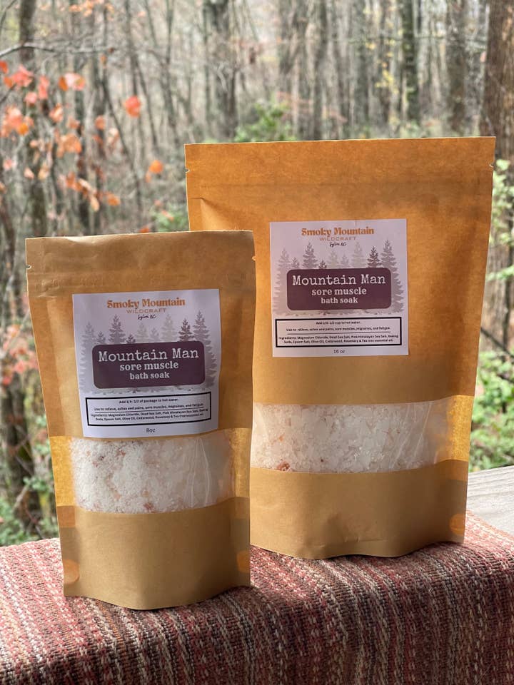 Mountain Man Recovery Soak for wholesale by Smoky Mountain Wildcraft