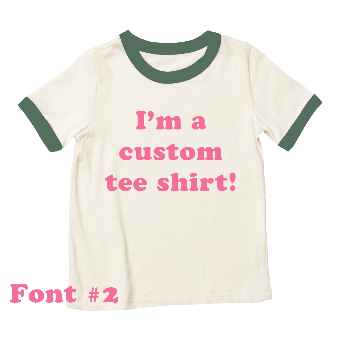 Polished Prints – wholesale T-shirt - Barn – Tomma barntröjor - Brun ringer - Vintage barntröjor3