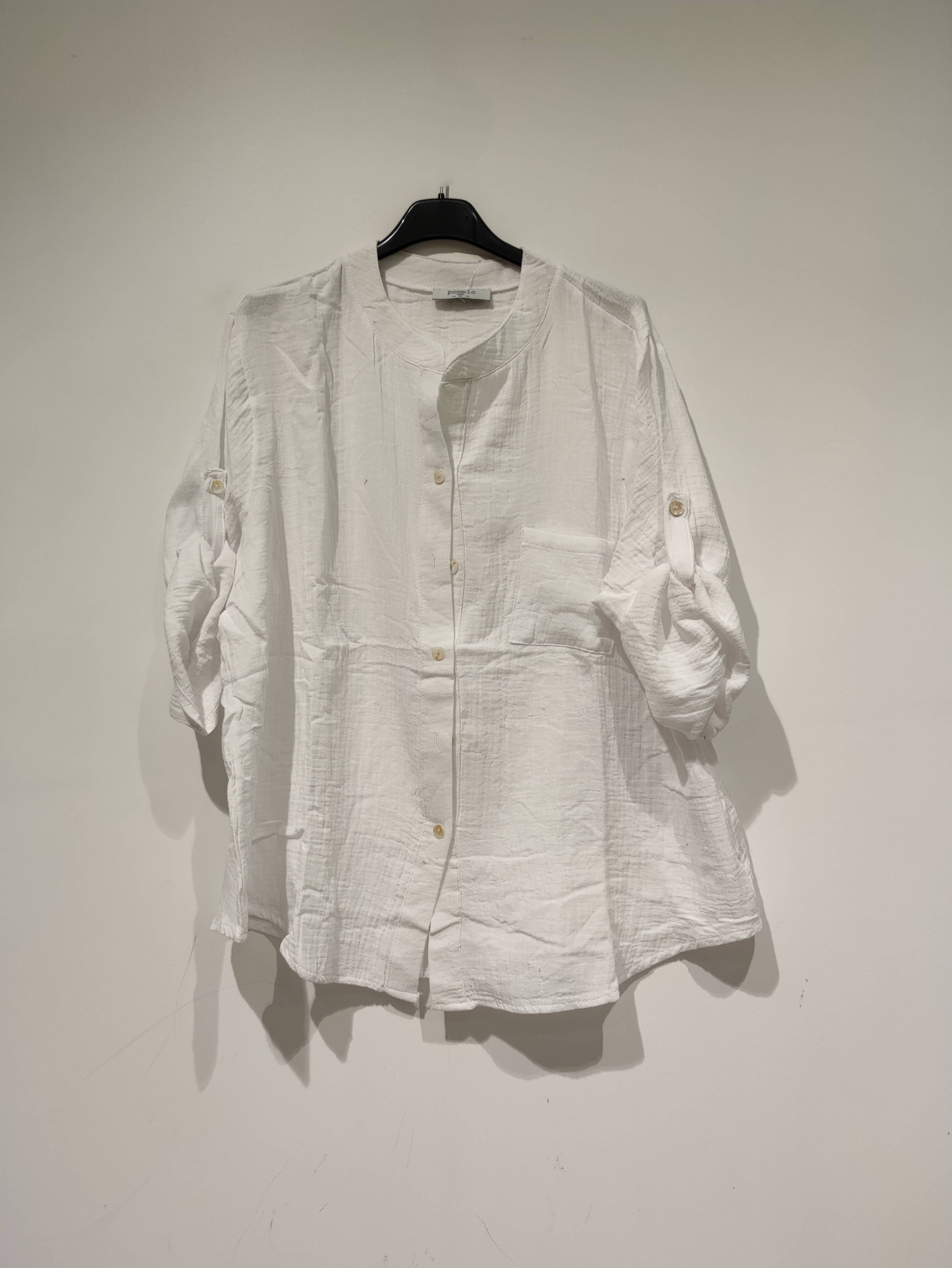 white beige khaki red black navy COTTON GAUZE shirt 2501 - pack 27 for wholesale on Faire5