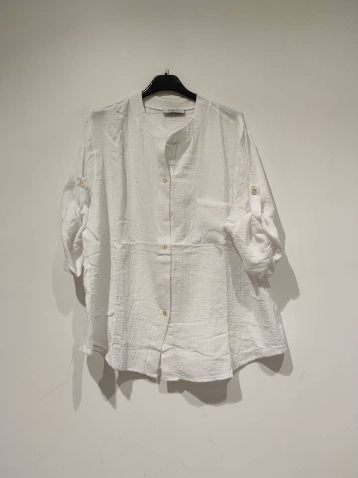 Pomelo paris - Wholesale Button Down Shirt - Women's - COTTON GAUZE shirt 25015