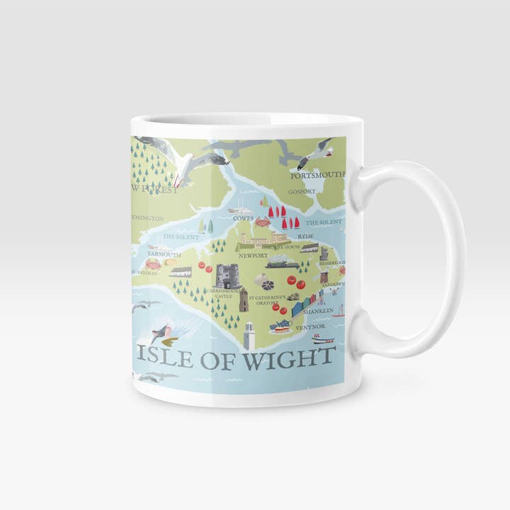 Betty Boyns Designs – wholesale Coffee mug – ILLUSTRATED MAP MUGS23