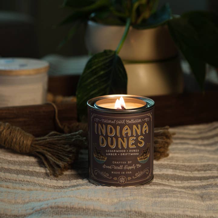 Good & Well Supply Co. - Wholesale Jar/Filled Candle - Indiana Dunes National Park Candle2