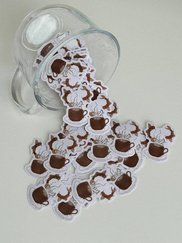 Yin & Yang Sticker for wholesale by Brownwrittenwords