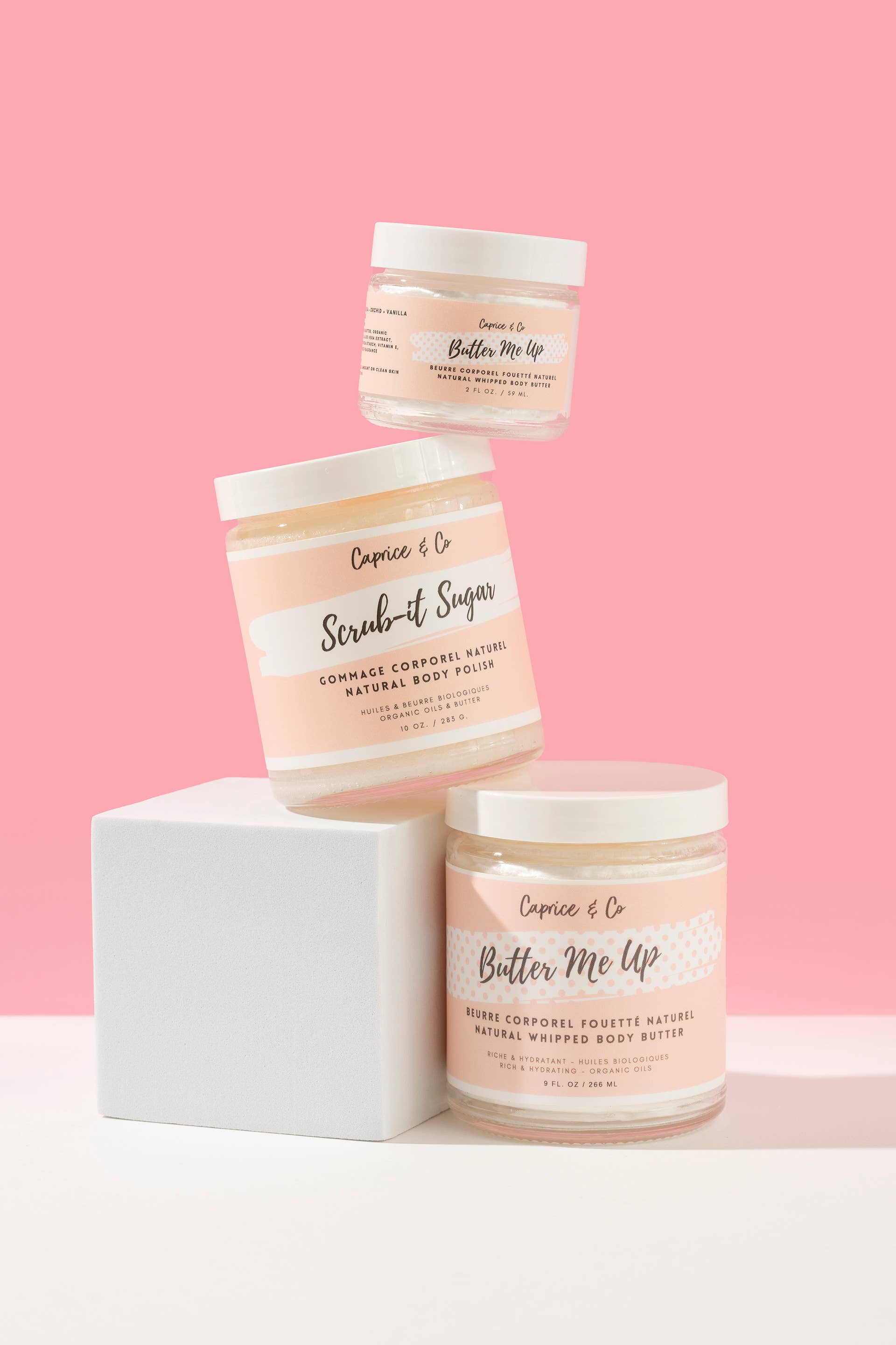 Caprice & Co - Vente Baume/beurre pour le corps - Butter Me Up - Freesia Blanche + Vanille2