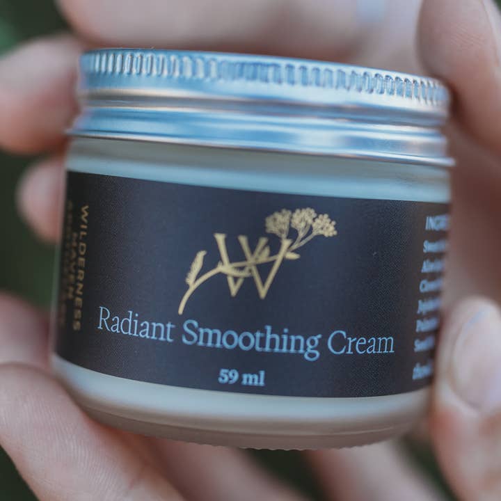 Radiant Smoothing Cream for wholesale by Wilderness Maven Apothecary