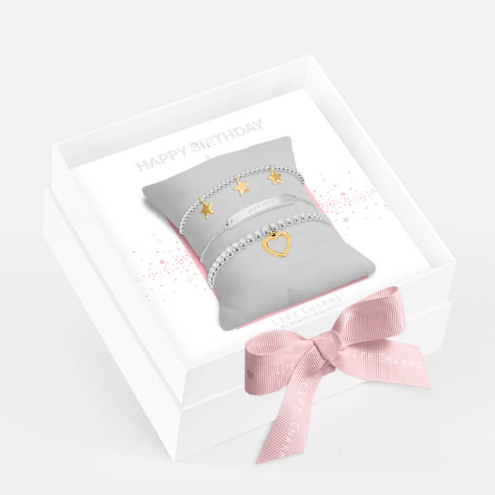 Coffret cadeau d'occasion - Joyeux anniversaire pour la vente par Life Charms