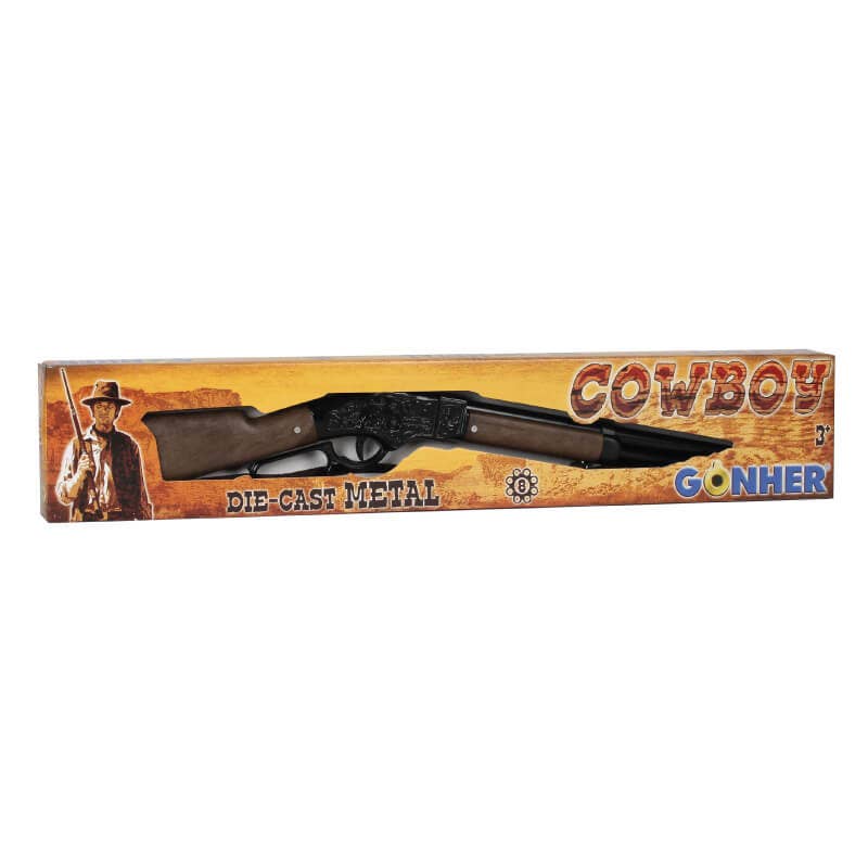 GonherCapGuns.com - Wholesale Classic Toy - Kids - Cowboy Lil Henry Lever Action Toy Cap Gun Rifle - Black3