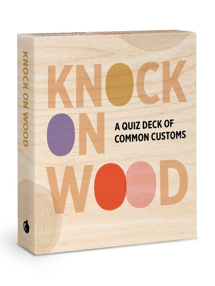 Knock on Wood: A Quiz Deck of Common Customs Knowledge Cards for wholesale by Pomegranate