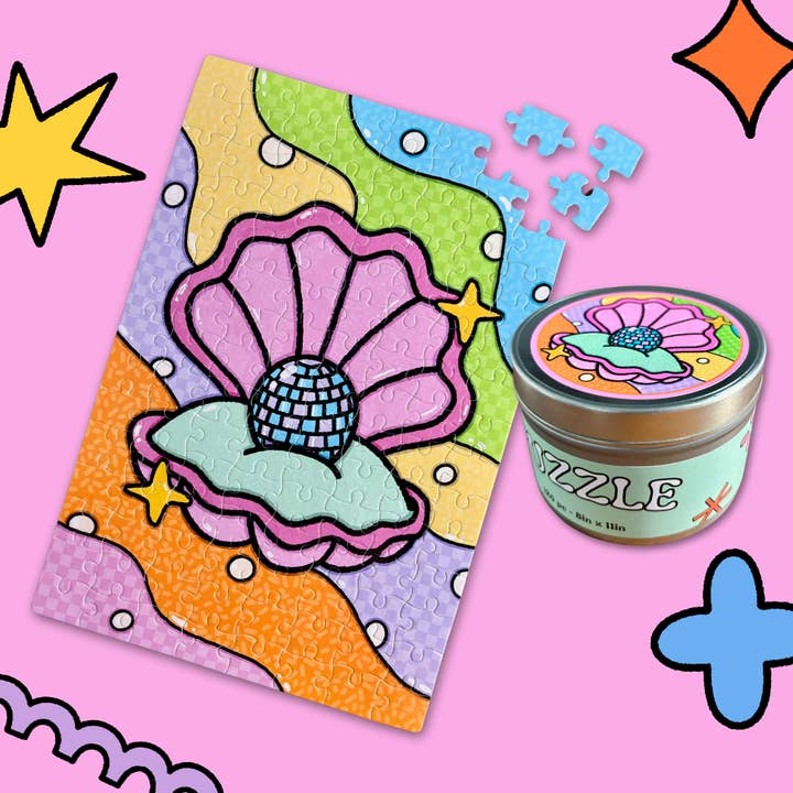 Get Stoked - Wholesale Puzzle - Kids - Disco Clam Puzzle - 120pc