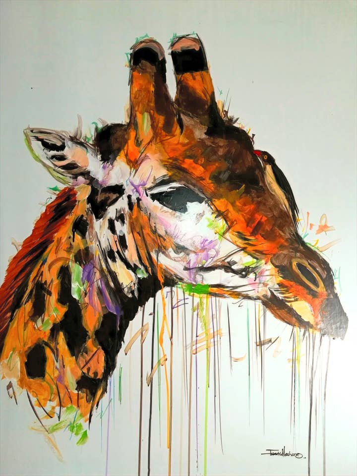 GIRAFE 1 pour la vente par Curated Art