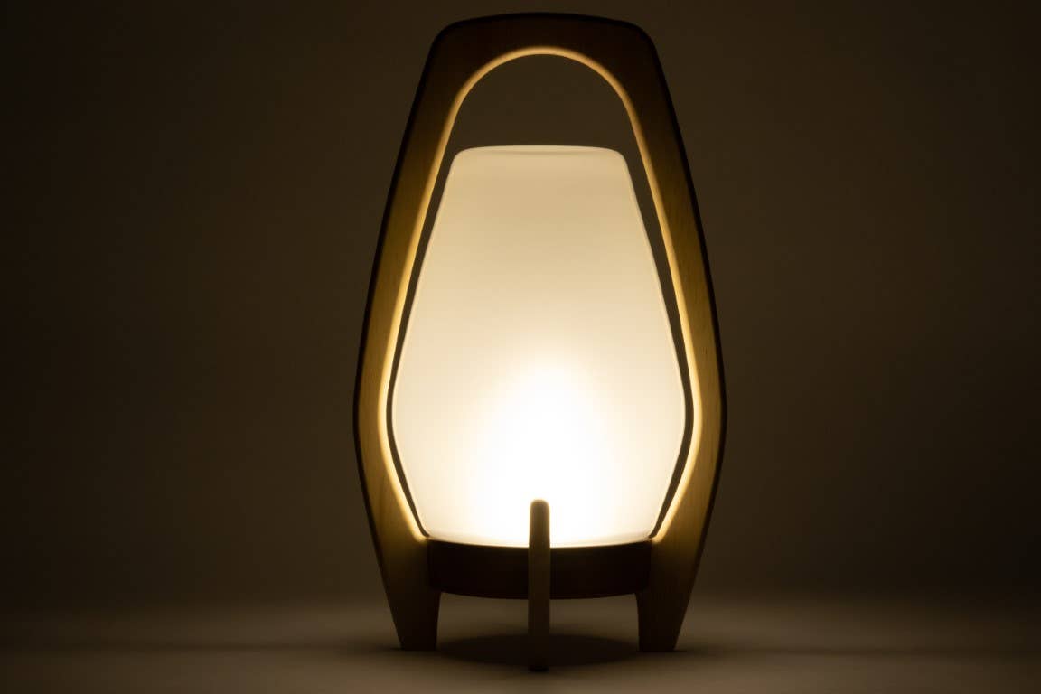 Allsop Home & Garden - Wholesale Lantern - Portable Wood & Glass LED Drifter Lantern - 12.25" Bronze10