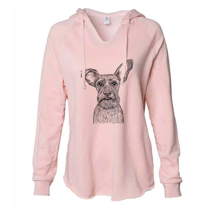 Bare Sawyer the Snorkie - Cali Wave Hooded Sweatshirt for wholesale by Inkopious