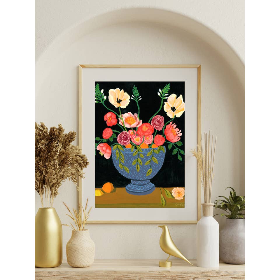 Jen Ray Studio - Wholesale Art Print - Floral Gouache Giclee Fine Art Print