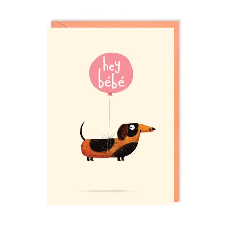 HEY BEBE - 4 x 6 CARD for wholesale by Nelson Line