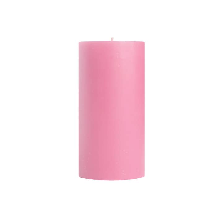 Mole Hollow Candles - Wholesale Pillar Candle - Dusty Rose Unscented Pillar Candles - Choose from 3 sizes!