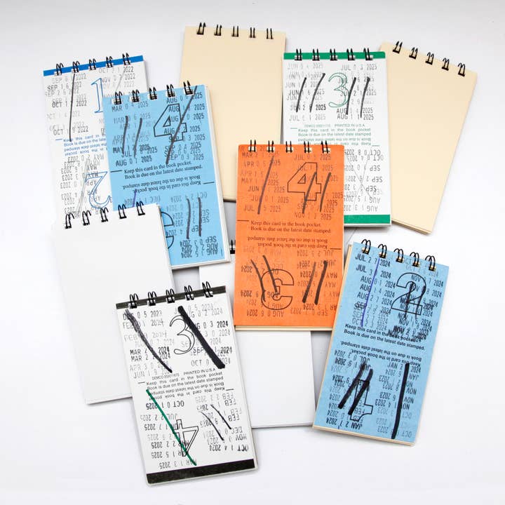 Library Checkout Card Notepad for wholesale by Original Brooks