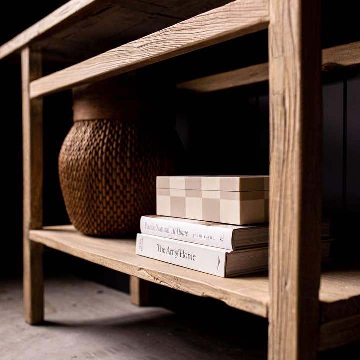 Luxe B Co - Wholesale Console table - Alameda Reclaimed Elm Wood Console Entry Way Table 3