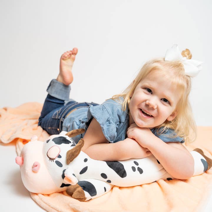 Clarabelle the Cow Huggie Pal for wholesale by London Bridge & Maison Chic