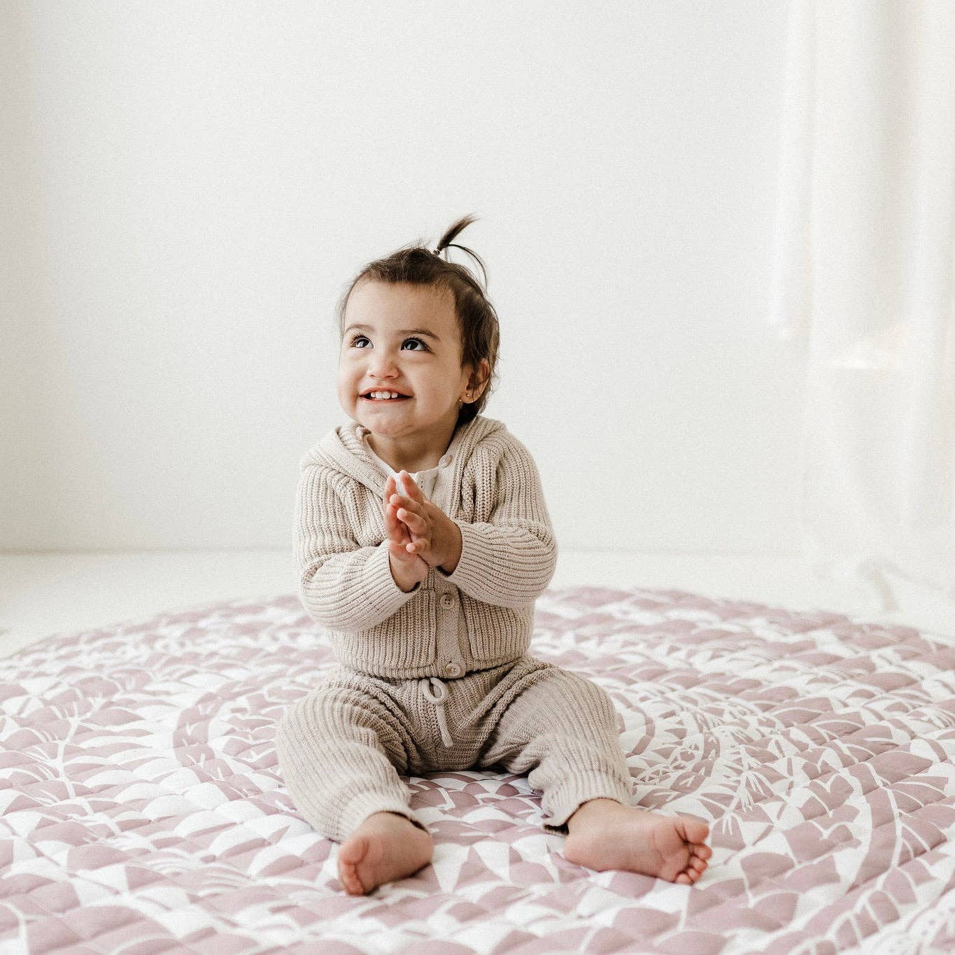 BO & KO - Wholesale Play mat – Kids & baby - Pacific Island Inspired Playmat I Mauve5