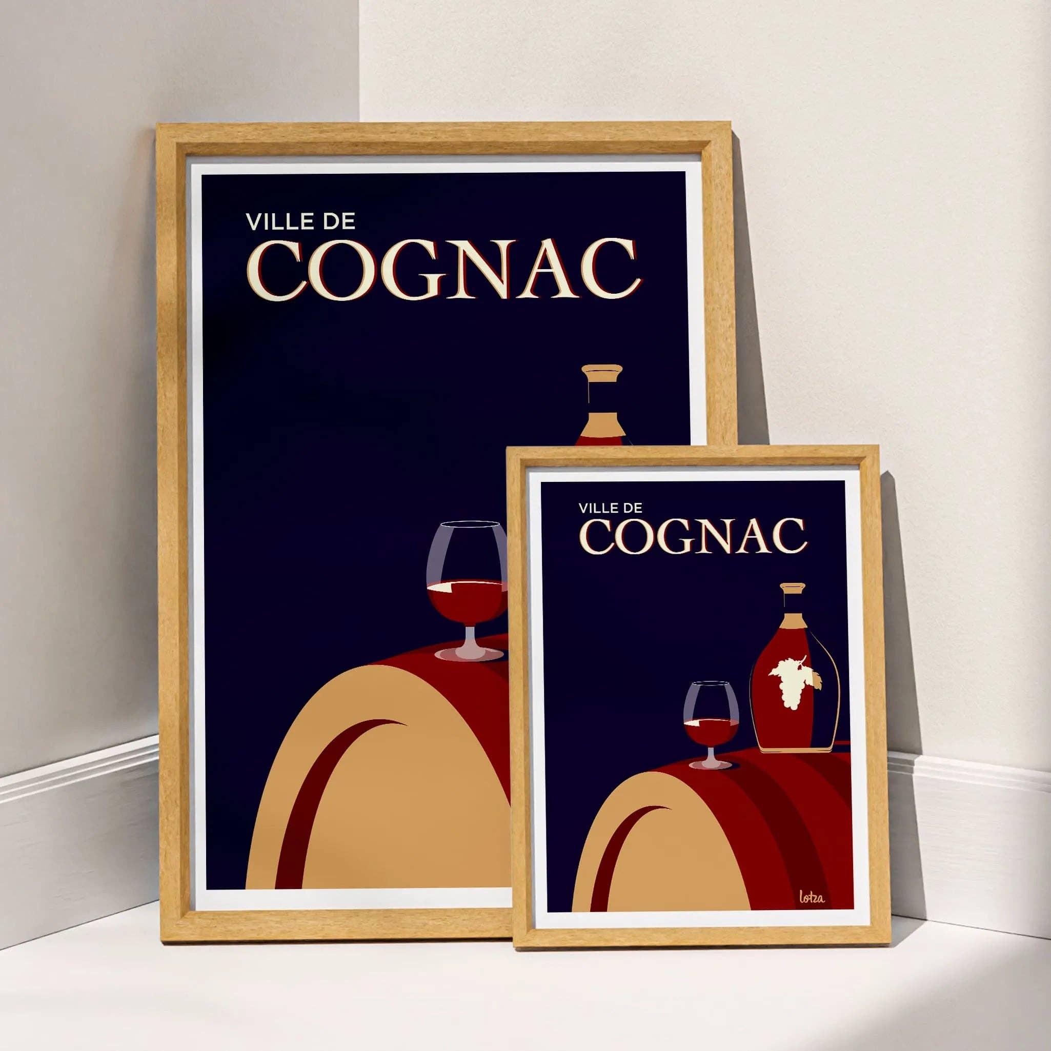 Lotza - Wholesale Poster - Cognac poster (blue)3