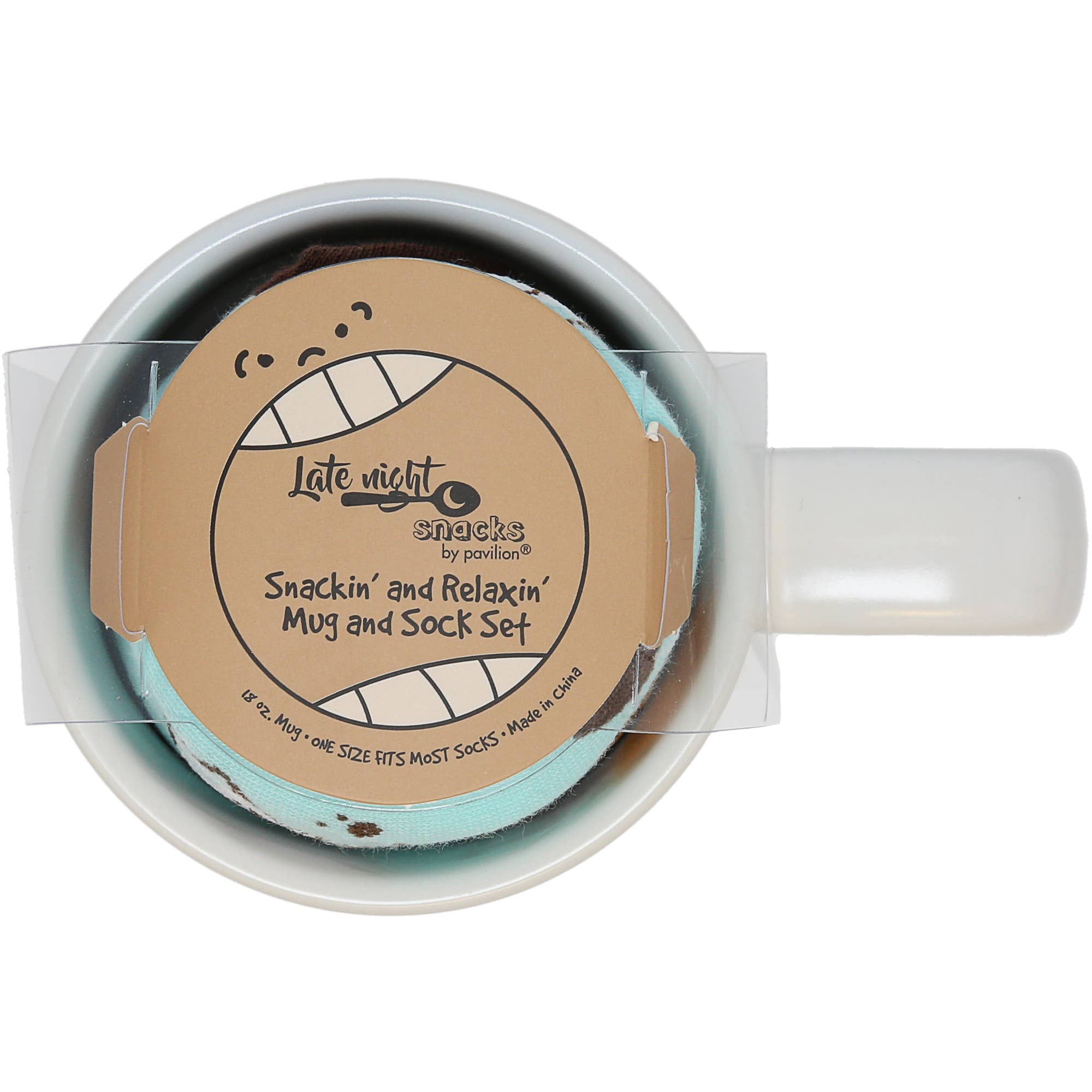 Pavilion - Wholesale Coffee Mug - Milk to My Cookies - 18 oz Mug and Sock Set7