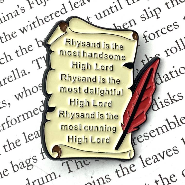 Rhysand A Court of Thorns and Roses enamel pin brooch for wholesale by All Little Cute Things