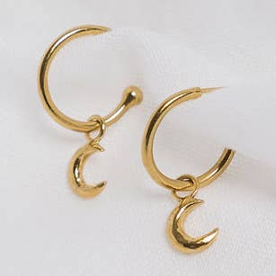 Orecchini Luna Charm per la vendita all'ingrosso da parte di Smoke and Ash
