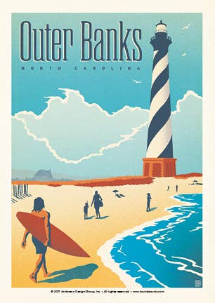Tourist Courts - Wholesale Postcard - Outer Banks, NC Postcard0