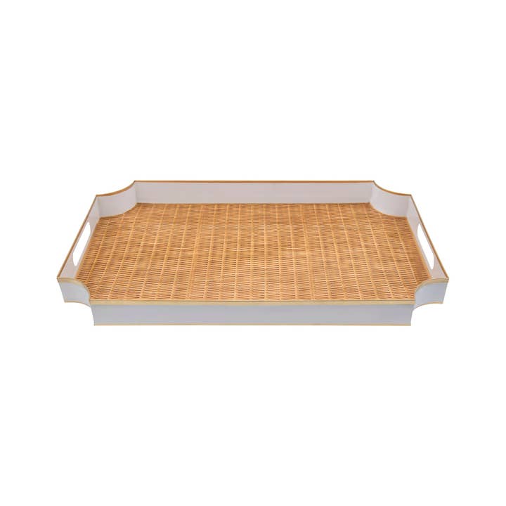 Jaye's Studio - Wholesale Decorative Tray - Rattan Enameled Jaye Tray