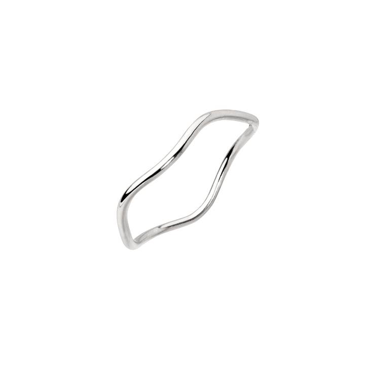 Smal vågring silver för wholesale av Schmuckkollektiv GmbH