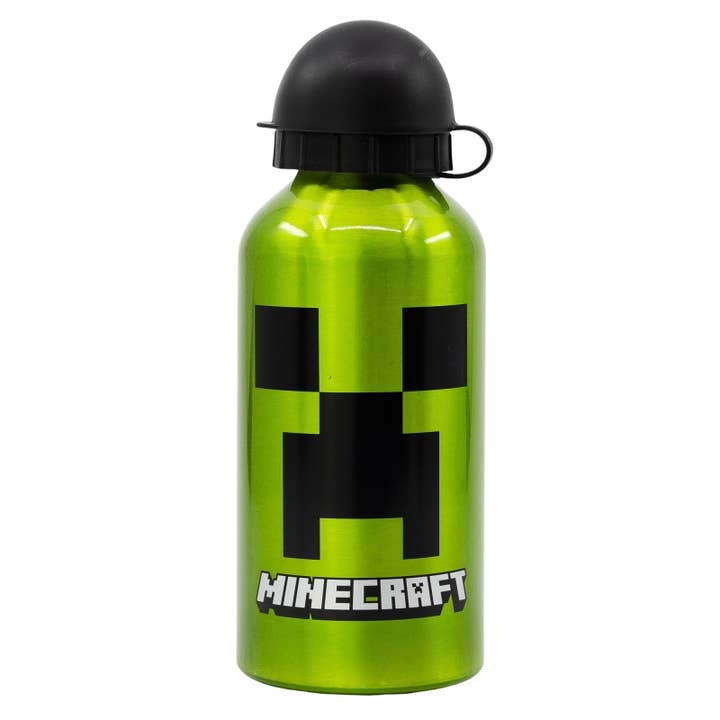 400 ml Aluminum Bottle Minecraft Creeper Green for wholesale by Stor