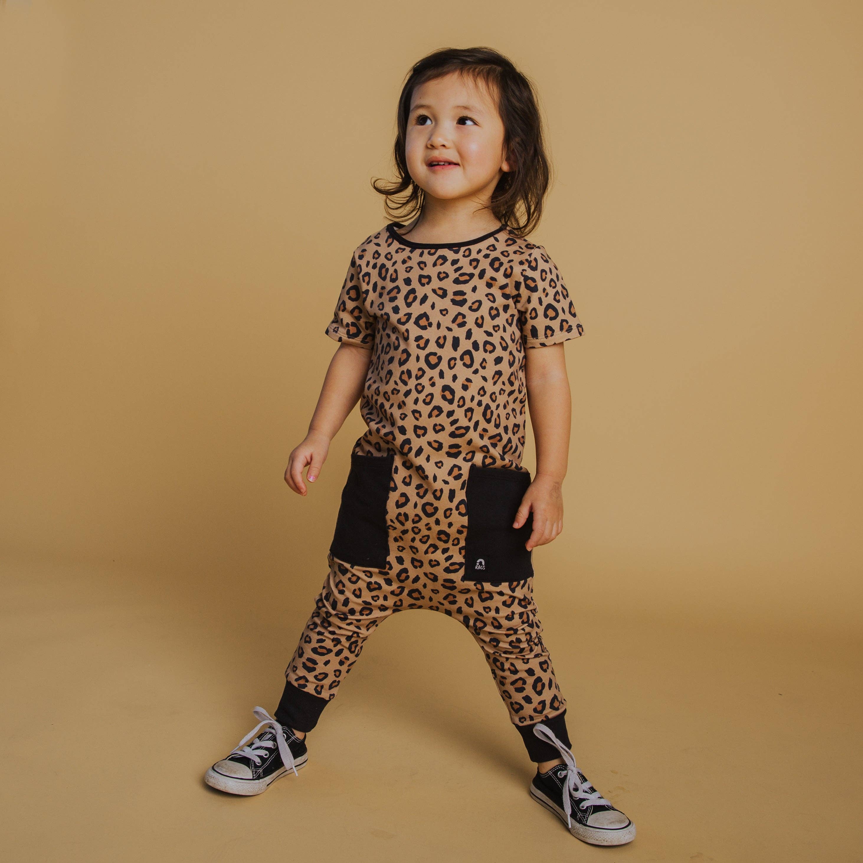 RAGS - Wholesale Romper - Kids - Rag Romper - Leopard4