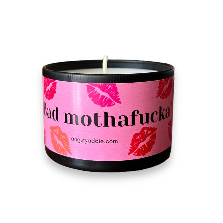 Angsty Addie - Vente Bougie en bocal - Bougie amusante pour maman pour la fête des mères, cadeau pour maman badass, 14 oz3