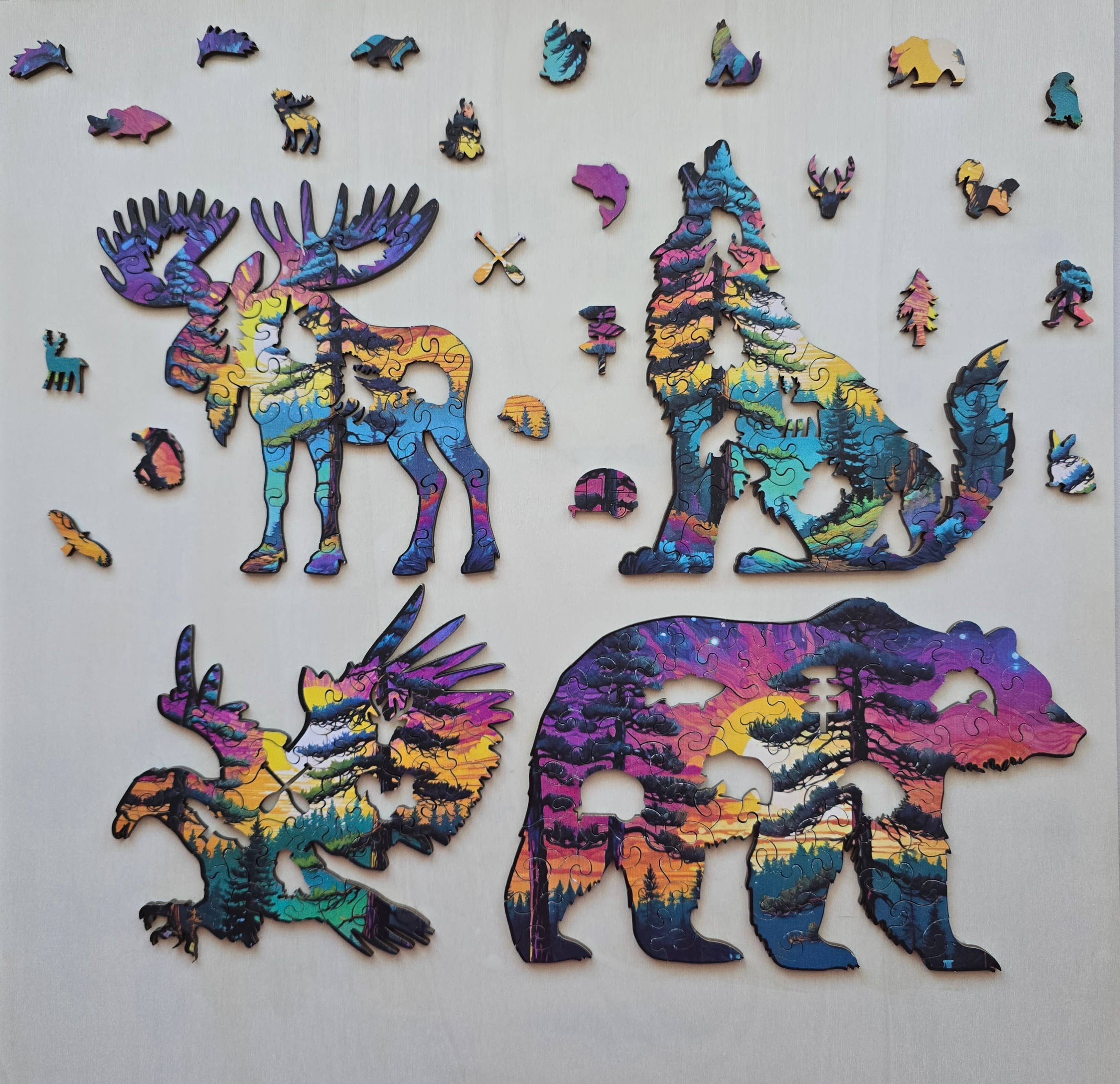 Art Factory LLC - Wholesale Puzzle - Kids - Wild Life wooden puzzle