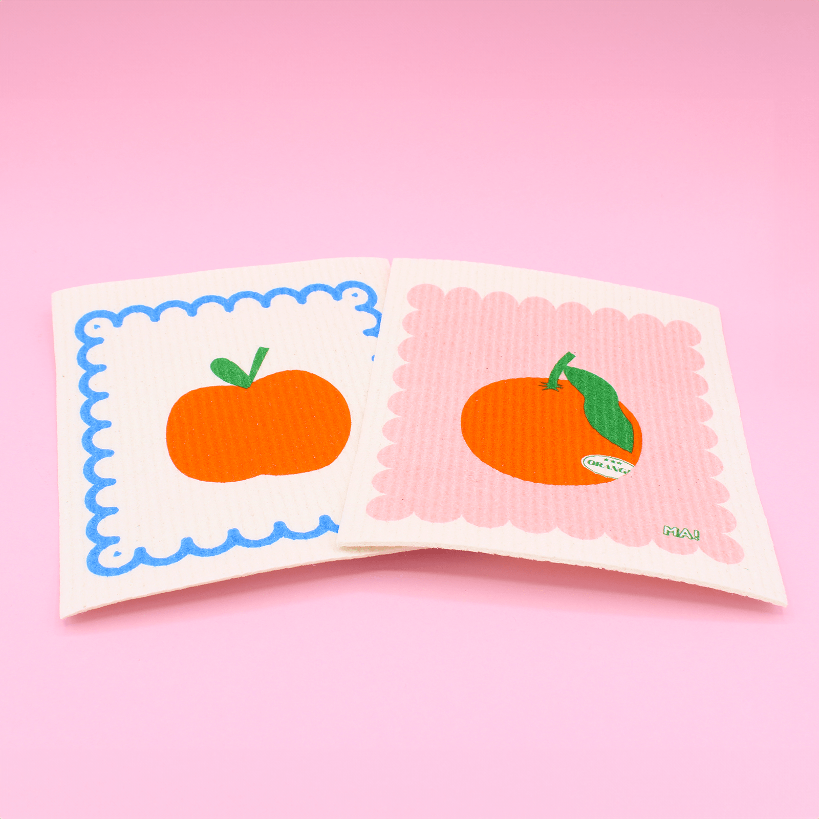 Machatatelier - Wholesale Theedoek/vaatdoek - Ecologische sponsdoekjes - set van 21