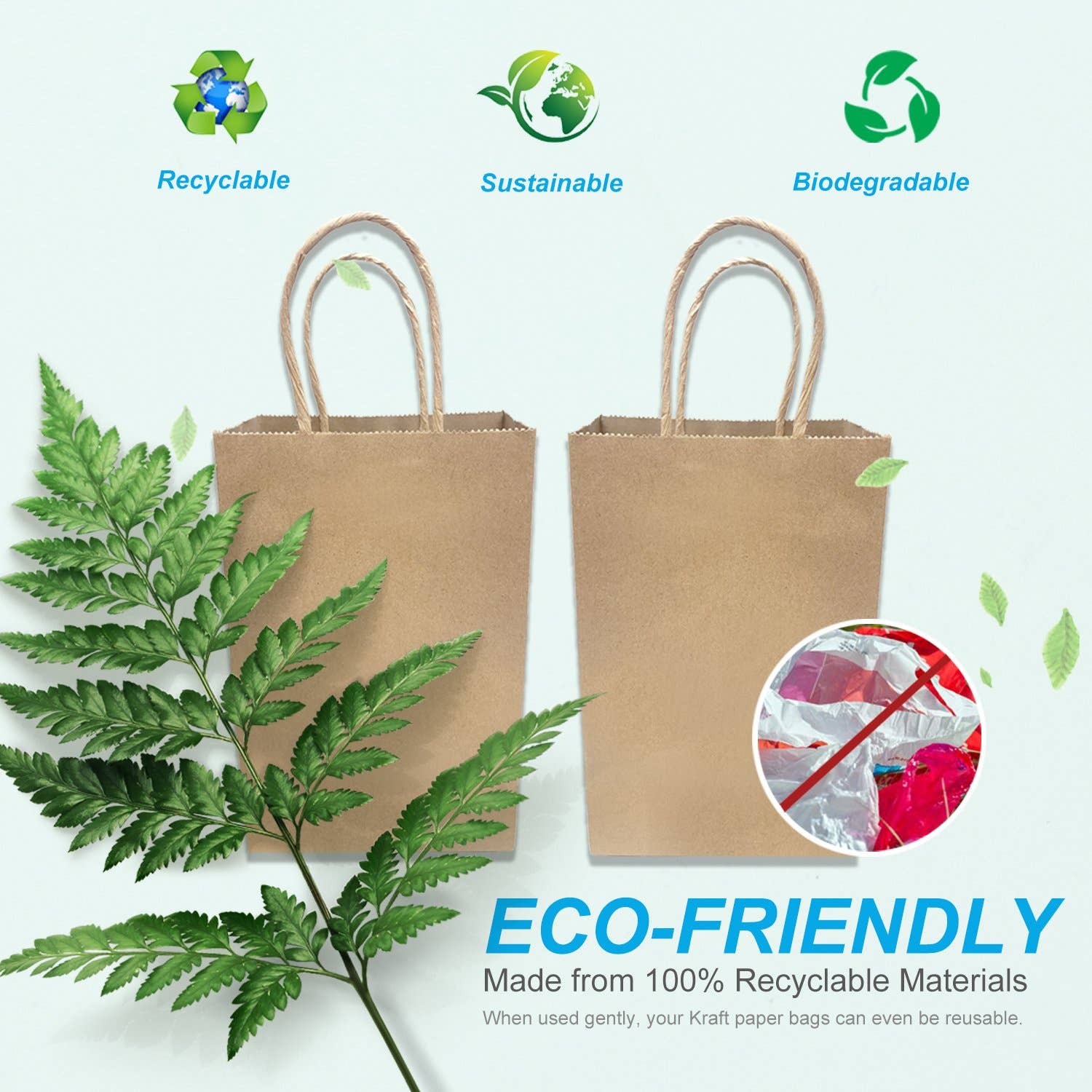 Kis Paper - Wholesale Gift Bag - Gem 5.3x3.5x8.5 inches Paper Bags Twist Handles3