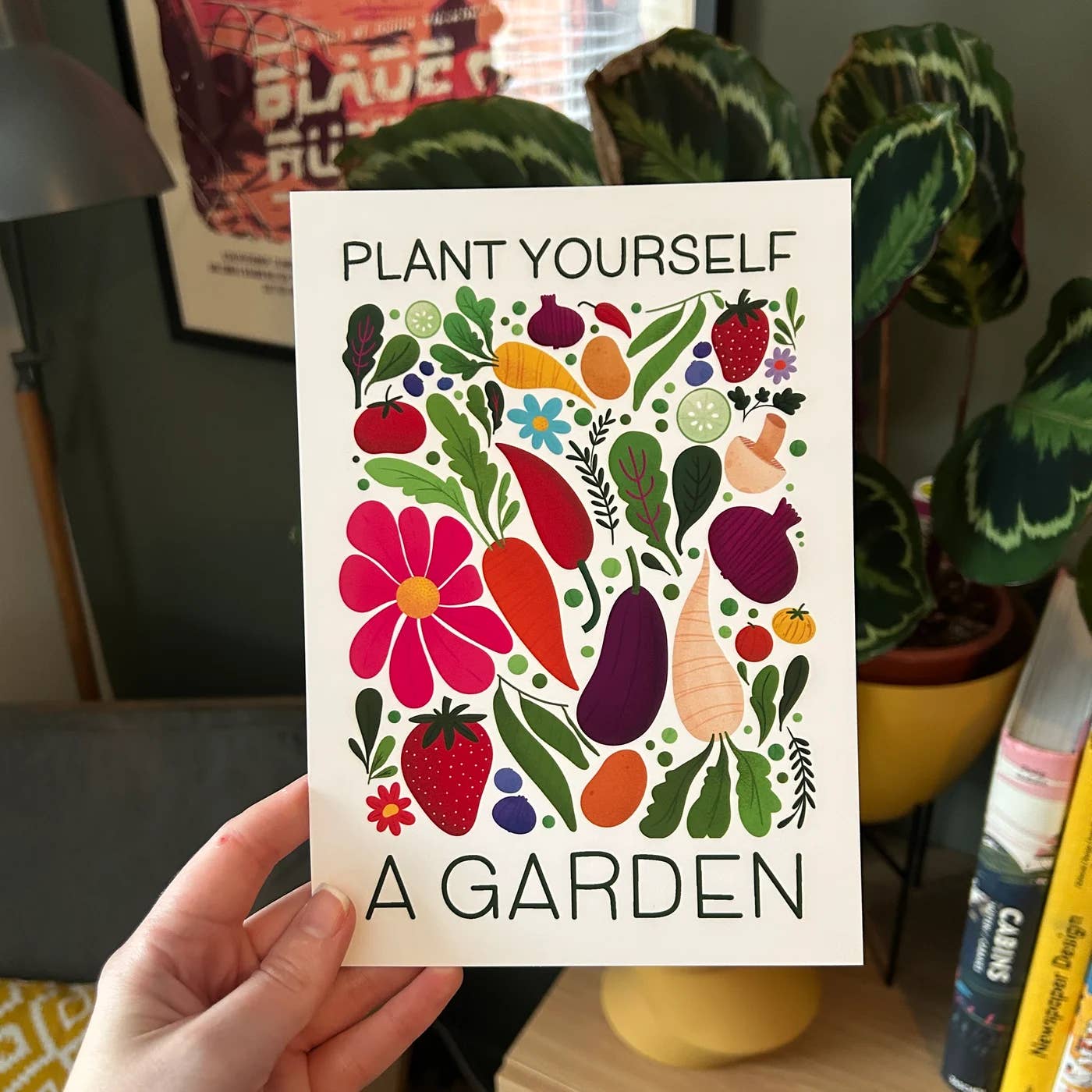 Jess Bright Design – wholesale Art print – Plant Yourself a Garden Print