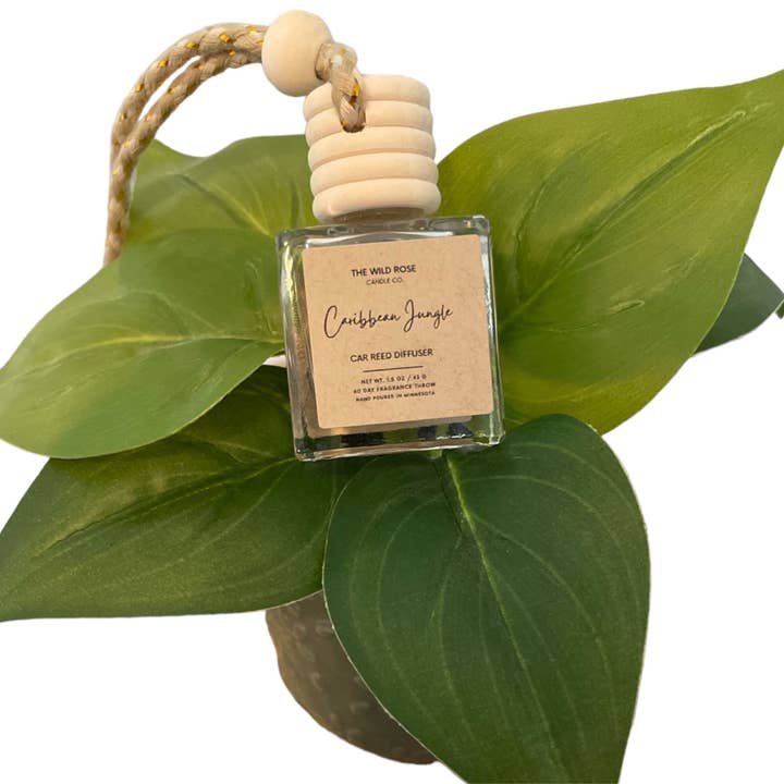 Difusor Caribbean Jungle Car para venta al por mayor de The Wild Rose Candle Co.