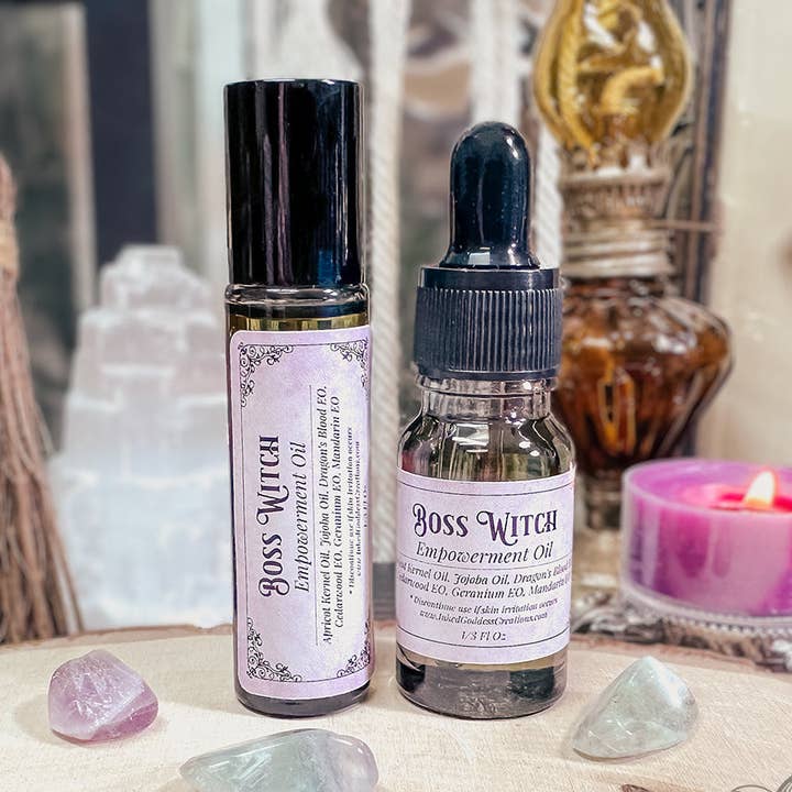Boss Witch Ritual Oil for Witchy Empowerment for wholesale by Inked Goddess Creations
