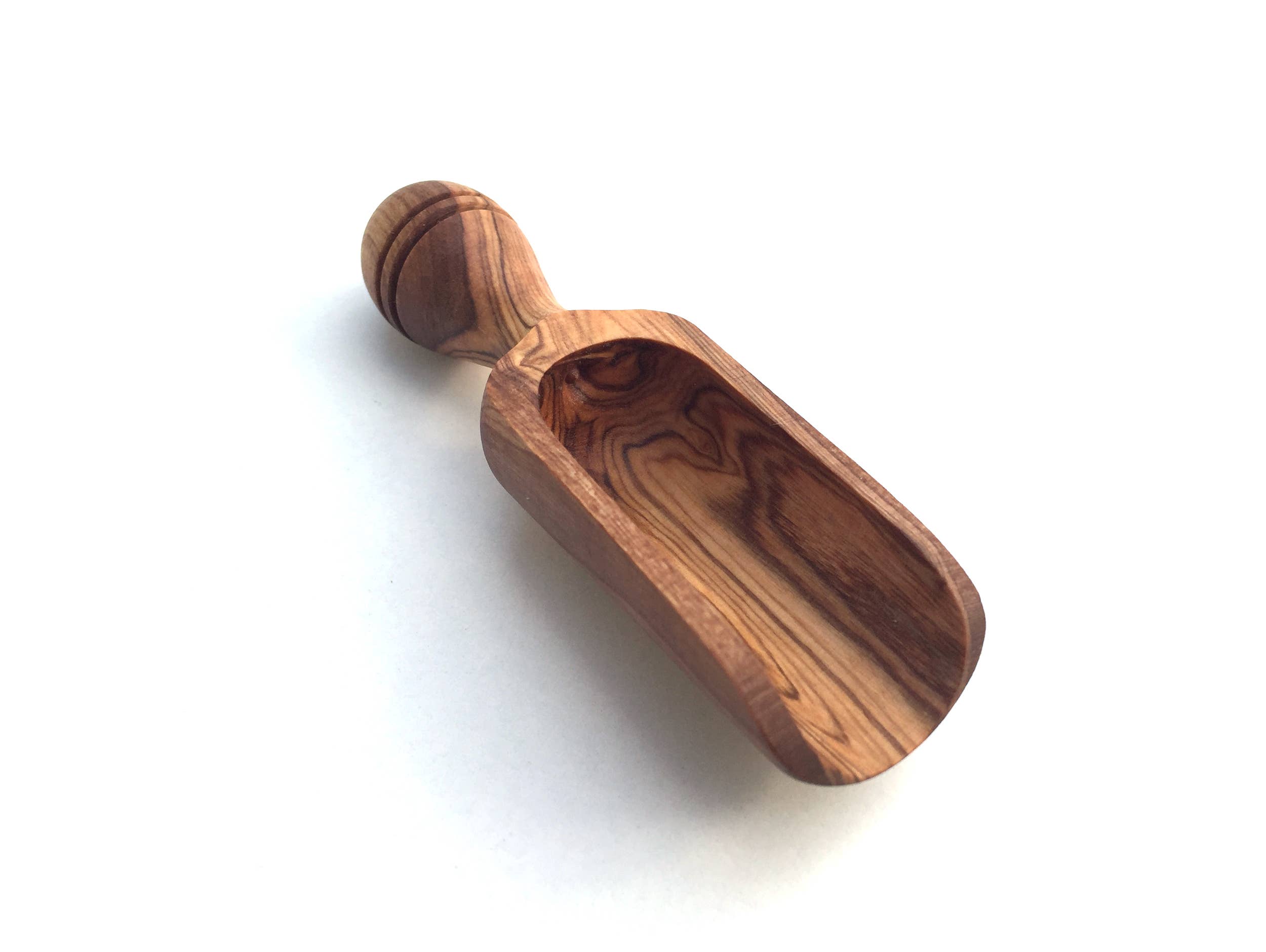 medina mood - Vendita all'ingrosso Cucchiai da cucina - Paletta per sale in legno d'olivo 9 cm1