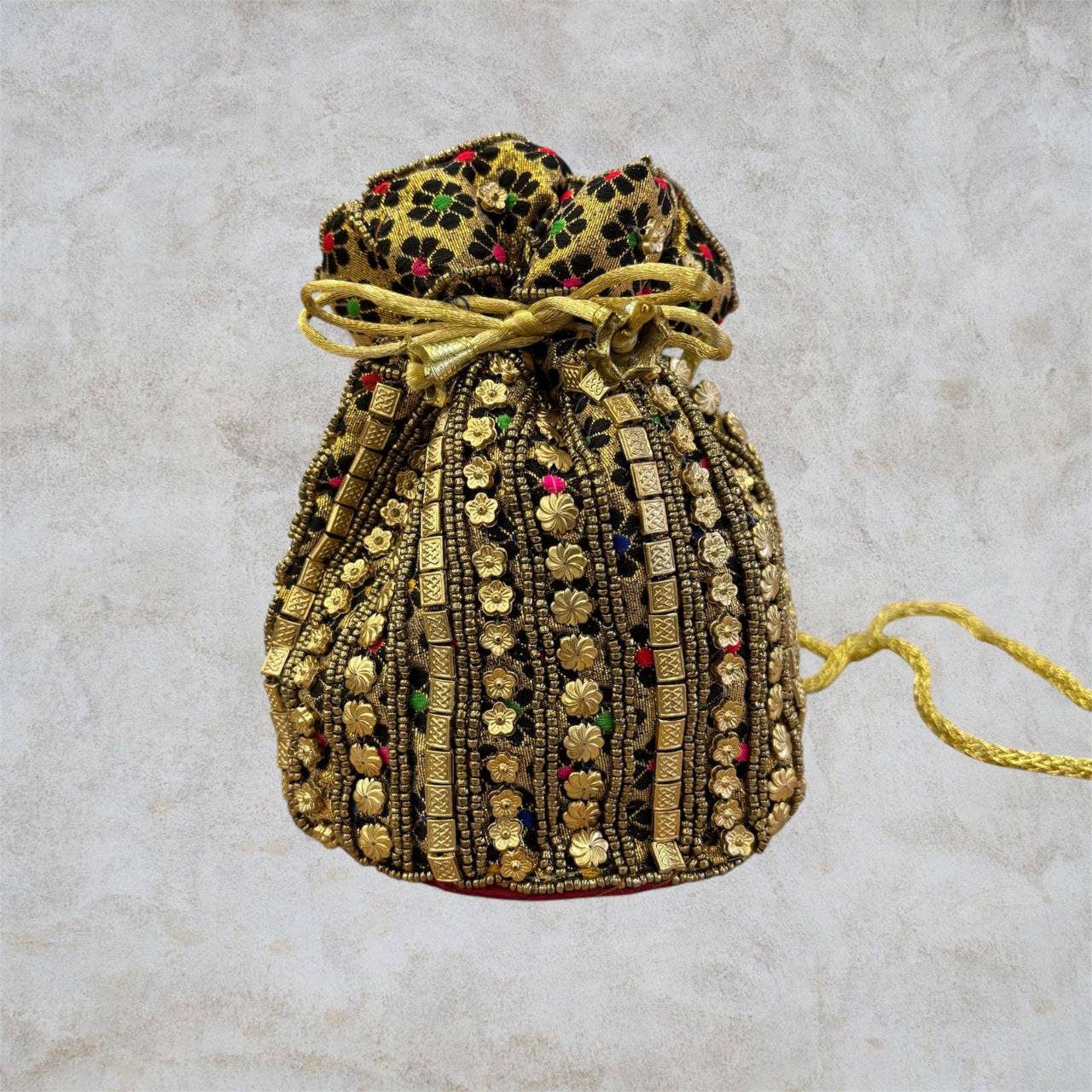 Hecho a mano - Vendita all'ingrosso Accessorio per borsetta - Donna - Borsa a secchiello dorata12