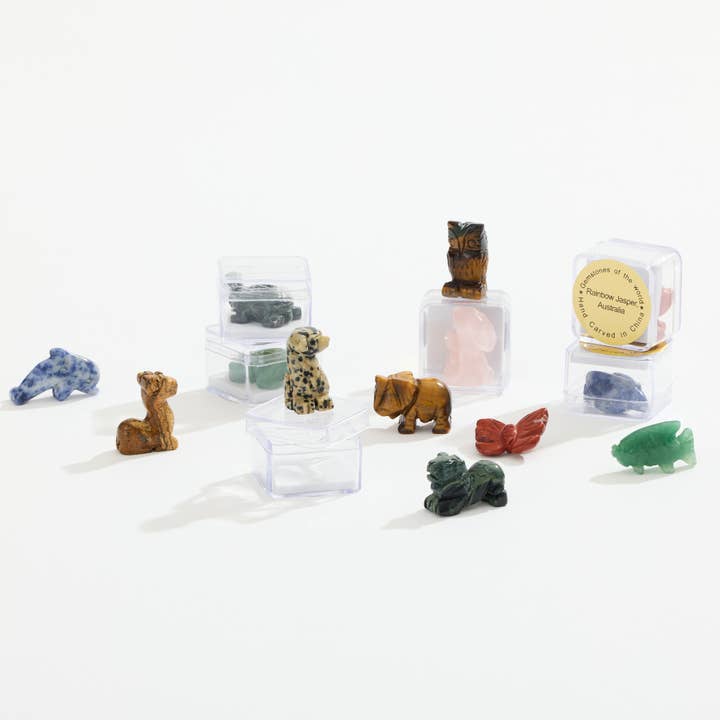 Carved Stone Animals for wholesale by GeoCentral