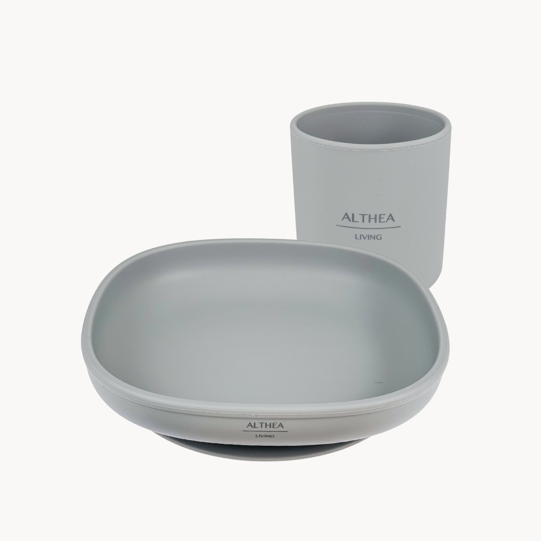 Althea Living - Vente Service à vaisselle - Vaisselle bébé en silicone biologique - 4 pièces11
